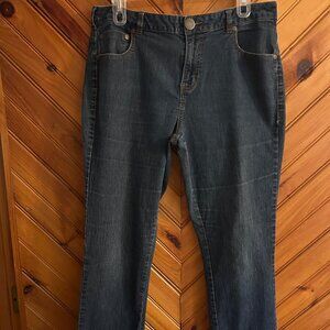 Avenue Jeans, The Skinny, Dark Wash Denim,  Size 14